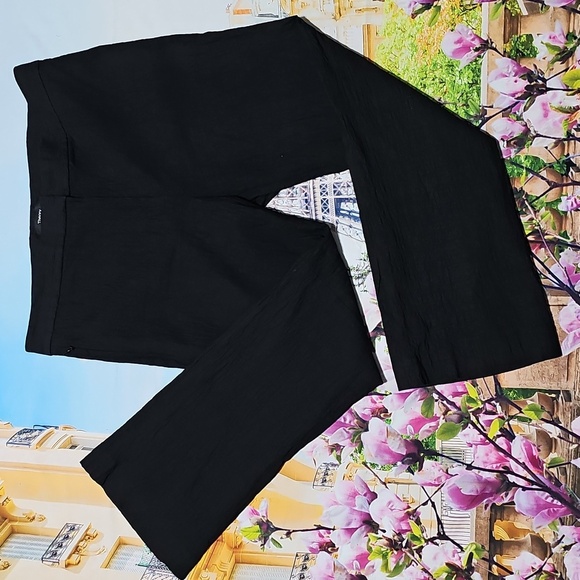 Theory Textured High Waist Stretch Pants Size 8 - Picture 1 of 6